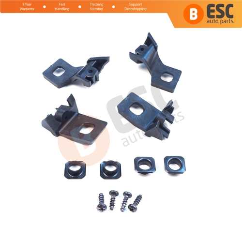 Headlight Holder Mount Repair Bracket Tab Set Left Right Side for VW Polo MK3 MK4 6N 9N 1994-2008 6Q0998225 6Q0998226