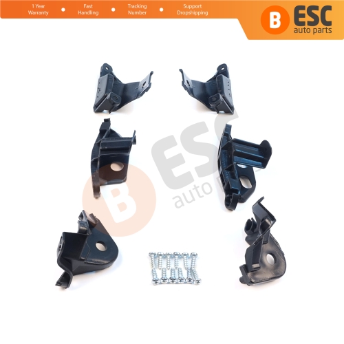 Headlight Holder Mount Repair Bracket Tab Set Left Right Side for Peugeot 308 MK1 HB SW CC RCZ 408 T7 6212E3 6212E4
