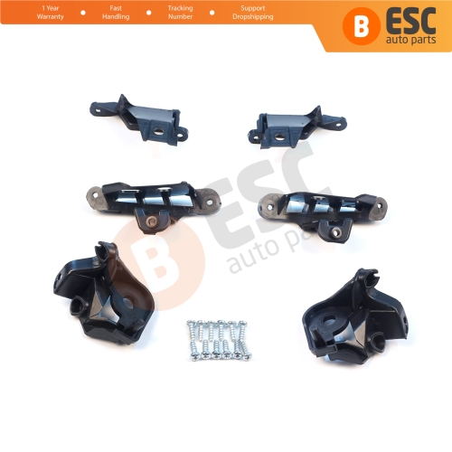 Headlight Holder Mount Repair Bracket Tab Set Left Right Side for Peugeot 308 MK1 HB SW CC RCZ 408 T7 6212E3 6212E4