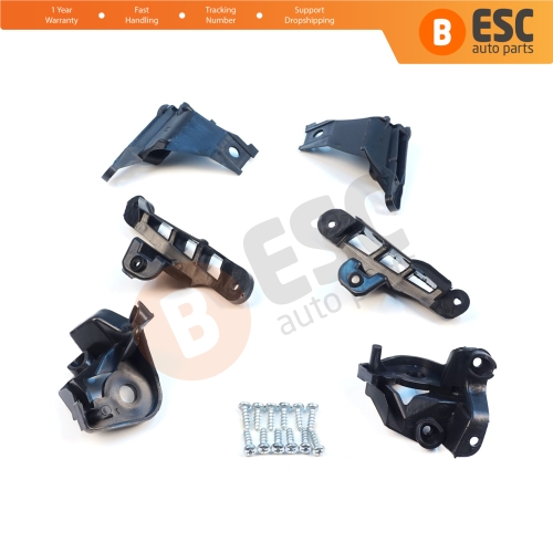 Headlight Holder Mount Repair Bracket Tab Set Left Right Side for Peugeot 308 MK1 HB SW CC RCZ 408 T7 6212E3 6212E4