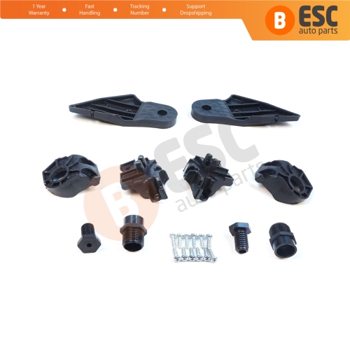 Headlight Holder Mount Repair Bracket Tab Set Left Right Side for Mercedes C Class W204 S204 C204 2007-2014 CL203 A2048201114 A2048201214