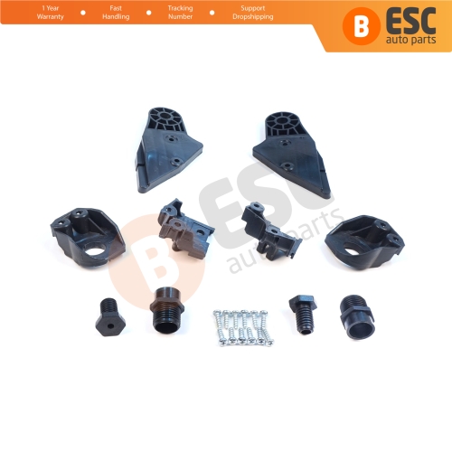 Headlight Holder Mount Repair Bracket Tab Set Left Right Side for Mercedes C Class W204 S204 C204 2007-2014 CL203 A2048201114 A2048201214