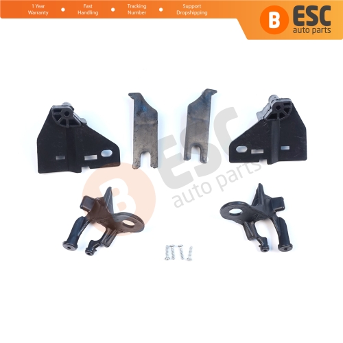 Headlight Holder Mount Repair Bracket Tab Set Left Right Side for Renault Clio MK4 BH KH Estate HB Van 2012-2020 260603442R 260106624R