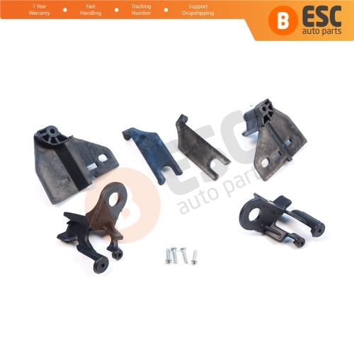 Headlight Holder Mount Repair Bracket Tab Set Left Right Side for Renault Clio MK4 BH KH Estate HB Van 2012-2020 260603442R 260106624R