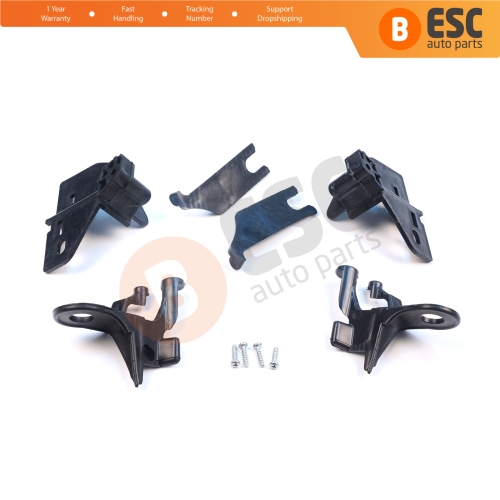 Headlight Holder Mount Repair Bracket Tab Set Left Right Side for Renault Clio MK4 BH KH Estate HB Van 2012-2020 260603442R 260106624R