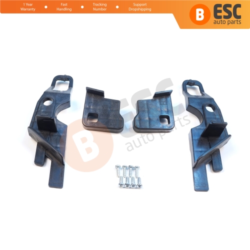 Headlight Holder Mount Repair Bracket Tab Set Left Right Side for Peugeot 301 2012-2017 Pre-Facelift 9675139480 9675138980