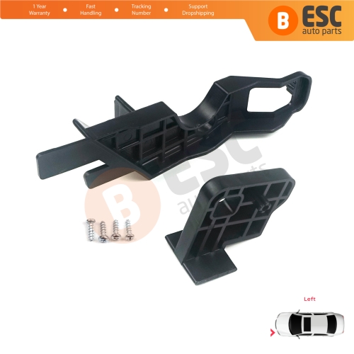 Headlight Holder Mount Repair Bracket Tab Set Left Side for Peugeot 301 2012-2017 Pre-Facelift 9675139480
