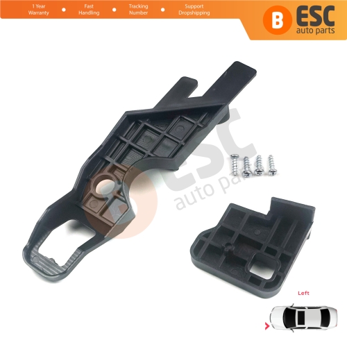 Headlight Holder Mount Repair Bracket Tab Set Left Side for Peugeot 301 2012-2017 Pre-Facelift 9675139480