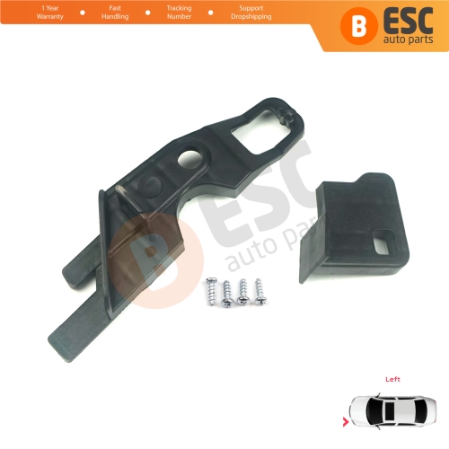 Headlight Holder Mount Repair Bracket Tab Set Left Side for Peugeot 301 2012-2017 Pre-Facelift 9675139480