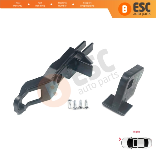 Headlight Holder Mount Repair Bracket Tab Set Right Side for Peugeot 301 2012-2017 Pre-Facelift 9675138980