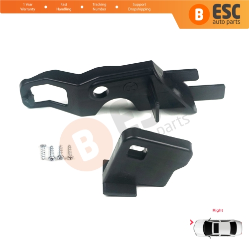 Headlight Holder Mount Repair Bracket Tab Set Right Side for Peugeot 301 2012-2017 Pre-Facelift 9675138980