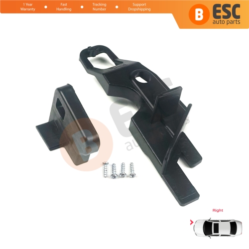Headlight Holder Mount Repair Bracket Tab Set Right Side for Peugeot 301 2012-2017 Pre-Facelift 9675138980