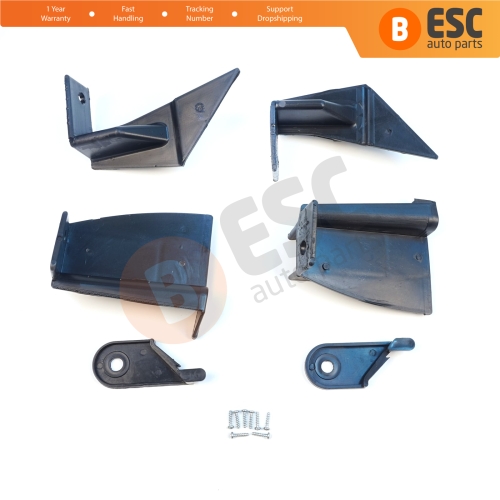 Headlight Holder Mount Repair Bracket Tab Set Left Right Side for Renault Dacia Lodgy Dokker 2012-On 260607950R 260102414R