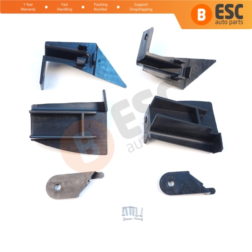 Headlight Holder Mount Repair Bracket Tab Set Left Right Side for Renault Dacia Lodgy Dokker 2012-On 260607950R 260102414R