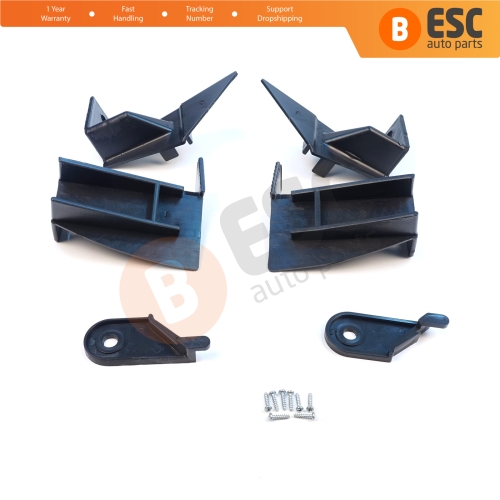 Headlight Holder Mount Repair Bracket Tab Set Left Right Side for Renault Dacia Lodgy Dokker 2012-On 260607950R 260102414R