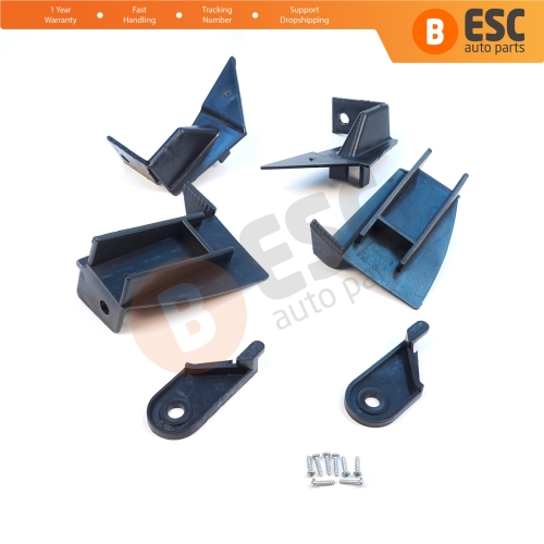 Headlight Holder Mount Repair Bracket Tab Set Left Right Side for Renault Dacia Lodgy Dokker 2012-On 260607950R 260102414R