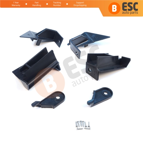 Headlight Holder Mount Repair Bracket Tab Set Left Right Side for Renault Dacia Lodgy Dokker 2012-On 260607950R 260102414R