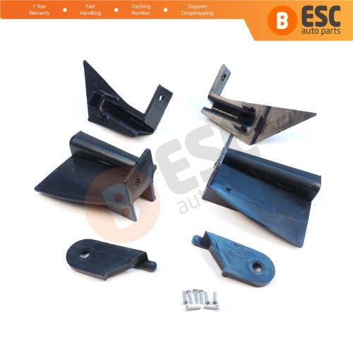 Headlight Holder Mount Repair Bracket Tab Set Left Right Side for Renault Dacia Lodgy Dokker 2012-On 260607950R 260102414R