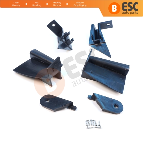 Headlight Holder Mount Repair Bracket Tab Set Left Right Side for Renault Dacia Lodgy Dokker 2012-On 260607950R 260102414R