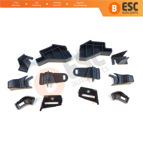 Headlight Holder Mount Repair Bracket Tab Set Left Right Side for Nissan Qashqai MK2 J11 2013-2021 260604EH0A 260104EH0A