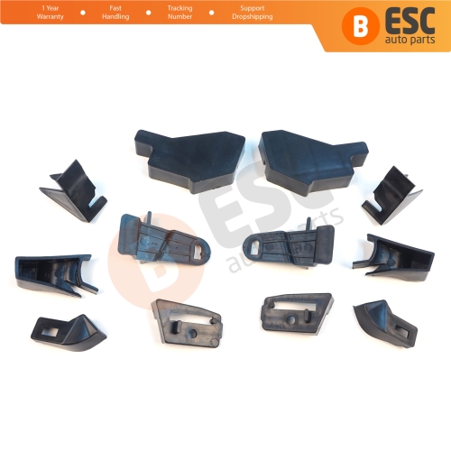 Headlight Holder Mount Repair Bracket Tab Set Left Right Side for Nissan Qashqai MK2 J11 2013-2021 260604EH0A 260104EH0A