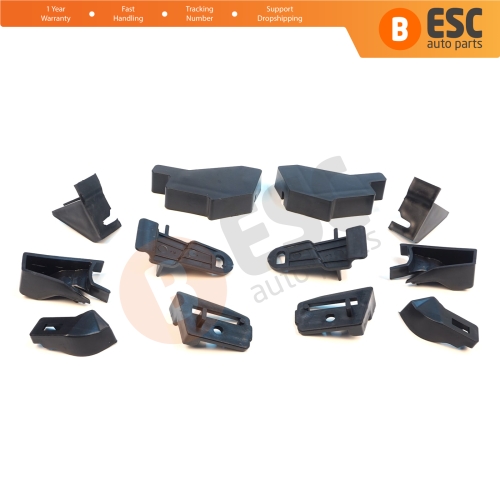 Headlight Holder Mount Repair Bracket Tab Set Left Right Side for Nissan Qashqai MK2 J11 2013-2021 260604EH0A 260104EH0A