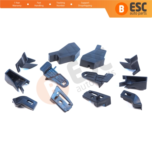 Headlight Holder Mount Repair Bracket Tab Set Left Right Side for Nissan Qashqai MK2 J11 2013-2021 260604EH0A 260104EH0A