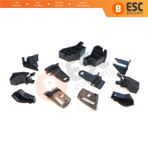 Headlight Holder Mount Repair Bracket Tab Set Left Right Side for Nissan Qashqai MK2 J11 2013-2021 260604EH0A 260104EH0A