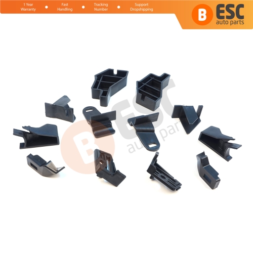 Headlight Holder Mount Repair Bracket Tab Set Left Right Side for Nissan Qashqai MK2 J11 2013-2021 260604EH0A 260104EH0A