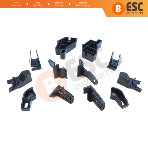 Headlight Holder Mount Repair Bracket Tab Set Left Right Side for Nissan Qashqai MK2 J11 2013-2021 260604EH0A 260104EH0A