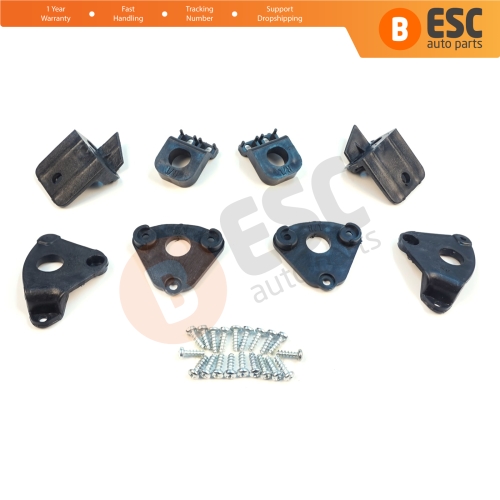 Headlight Holder Mount Repair Bracket Tab Set Left Right Side for VW Caddy MK3 2K 2C Touran MK1 1T3 2010-2015 2K5998225 2K5998226