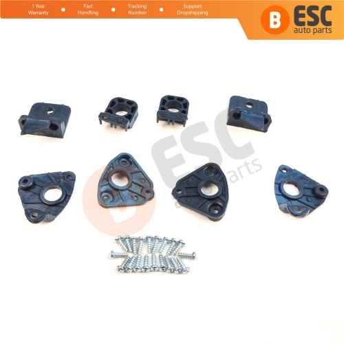 Headlight Holder Mount Repair Bracket Tab Set Left Right Side for VW Caddy MK3 2K 2C Touran MK1 1T3 2010-2015 2K5998225 2K5998226