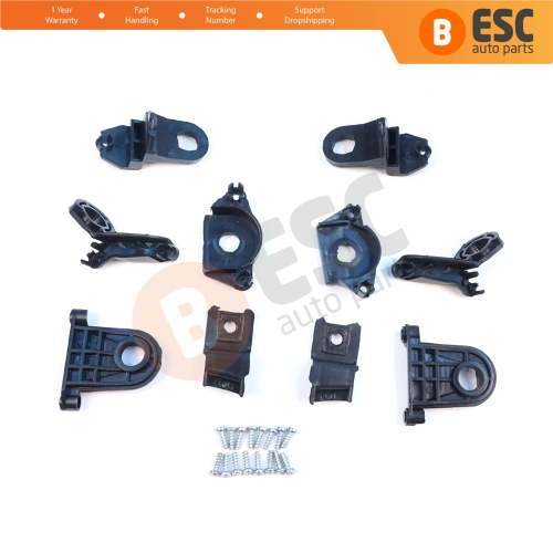 Headlight Holder Mount Repair Bracket Tab Set Left Right Side for Seat Leon MK3 5F 2012-2020 5F0998225 5F0998226