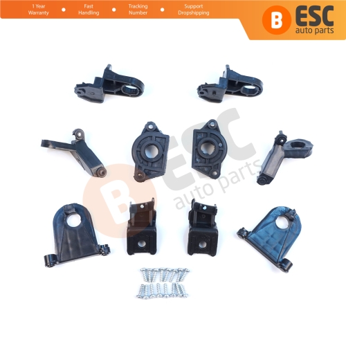 Headlight Holder Mount Repair Bracket Tab Set Left Right Side for Seat Leon MK3 5F 2012-2020 5F0998225 5F0998226