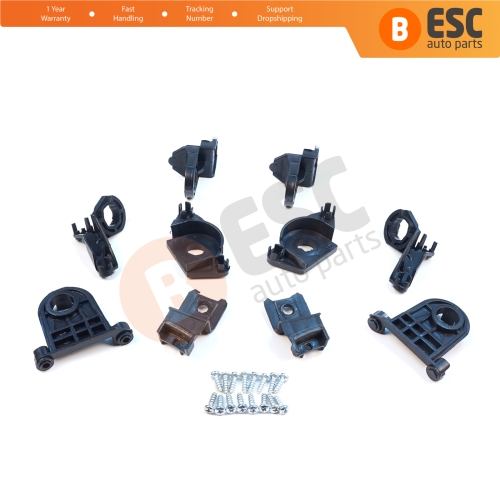 Headlight Holder Mount Repair Bracket Tab Set Left Right Side for Seat Leon MK3 5F 2012-2020 5F0998225 5F0998226