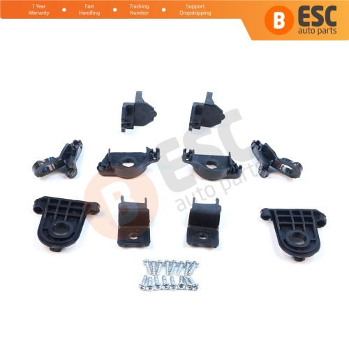 Headlight Holder Mount Repair Bracket Tab Set Left Right Side for Seat Leon MK3 5F 2012-2020 5F0998225 5F0998226