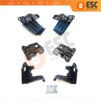 Headlight Holder Mount Repair Bracket Tab Set Left Right Side for Fiat Tipo 356 357 Egea 2015-On 50927927 50927929