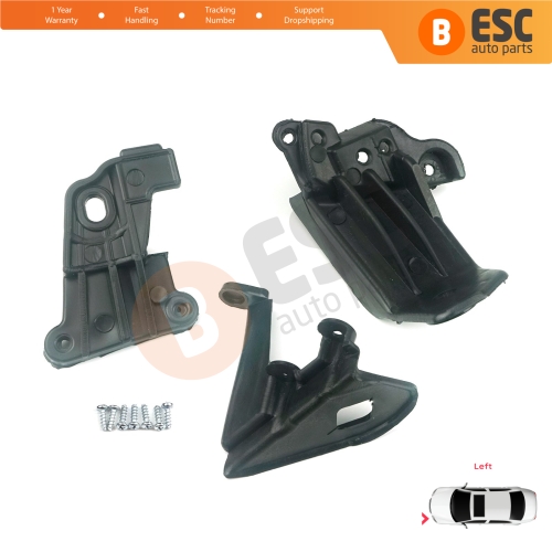 Headlight Holder Mount Repair Bracket Tab Set Left Side for Fiat Tipo 356 357 Egea 2015-On 50927927