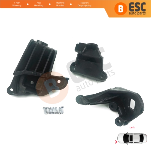 Headlight Holder Mount Repair Bracket Tab Set Left Side for Fiat Tipo 356 357 Egea 2015-On 50927927
