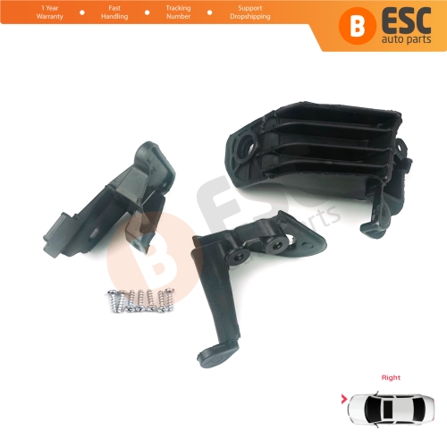 Headlight Holder Mount Repair Bracket Tab Set Right Side for Fiat Tipo 356 357 Egea 2015-On 50927929