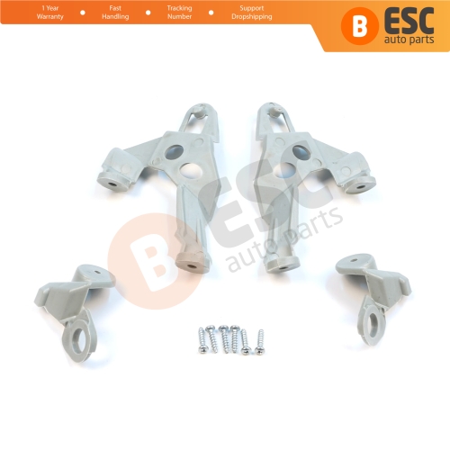 Headlight Holder Mount Repair Bracket Tab Set Left Right Side for Toyota Corolla MK9 E120 E130 Fielder Allex Runx 2000-2006 811701E480 811451E710