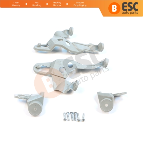 Headlight Holder Mount Repair Bracket Tab Set Left Right Side for Toyota Corolla MK9 E120 E130 Fielder Allex Runx 2000-2006 811701E480 811451E710