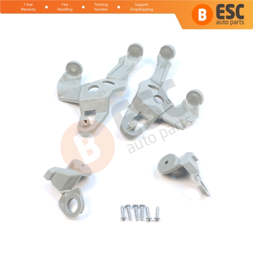 Headlight Holder Mount Repair Bracket Tab Set Left Right Side for Toyota Corolla MK9 E120 E130 Fielder Allex Runx 2000-2006 811701E480 811451E710