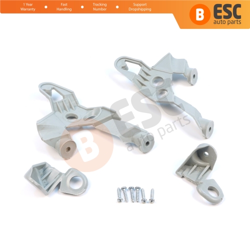 Headlight Holder Mount Repair Bracket Tab Set Left Right Side for Toyota Corolla MK9 E120 E130 Fielder Allex Runx 2000-2006 811701E480 811451E710