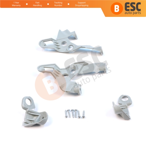 Headlight Holder Mount Repair Bracket Tab Set Left Right Side for Toyota Corolla MK9 E120 E130 Fielder Allex Runx 2000-2006 811701E480 811451E710