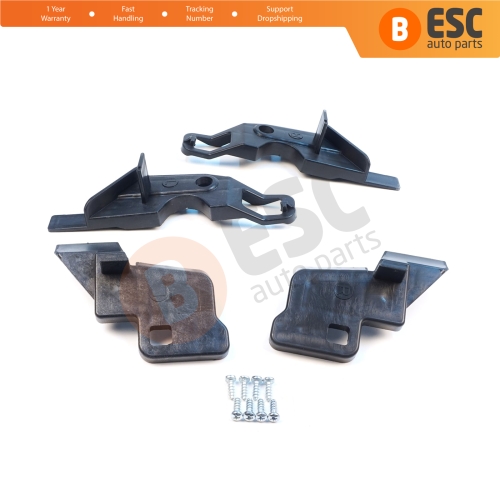 Headlight Holder Mount Repair Bracket Tab Set Left Right for Citroen C-Elysee 2012-2017 9675140080 9675140380