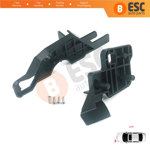 Headlight Holder Mount Repair Bracket Tab Set Left Side for Citroen C-Elysee 2012-2017 9675140080