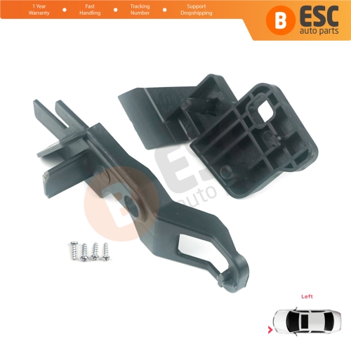 Headlight Holder Mount Repair Bracket Tab Set Left Side for Citroen C-Elysee 2012-2017 9675140080