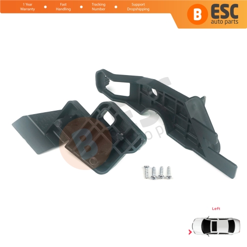 Headlight Holder Mount Repair Bracket Tab Set Left Side for Citroen C-Elysee 2012-2017 9675140080
