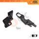 Headlight Holder Mount Repair Bracket Tab Set Left Side for Citroen C-Elysee 2012-2017 9675140080